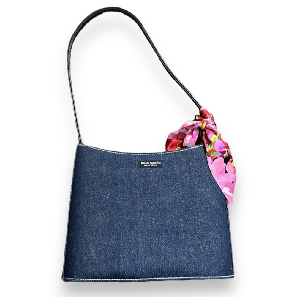 Kate Spade denim shoulder bag